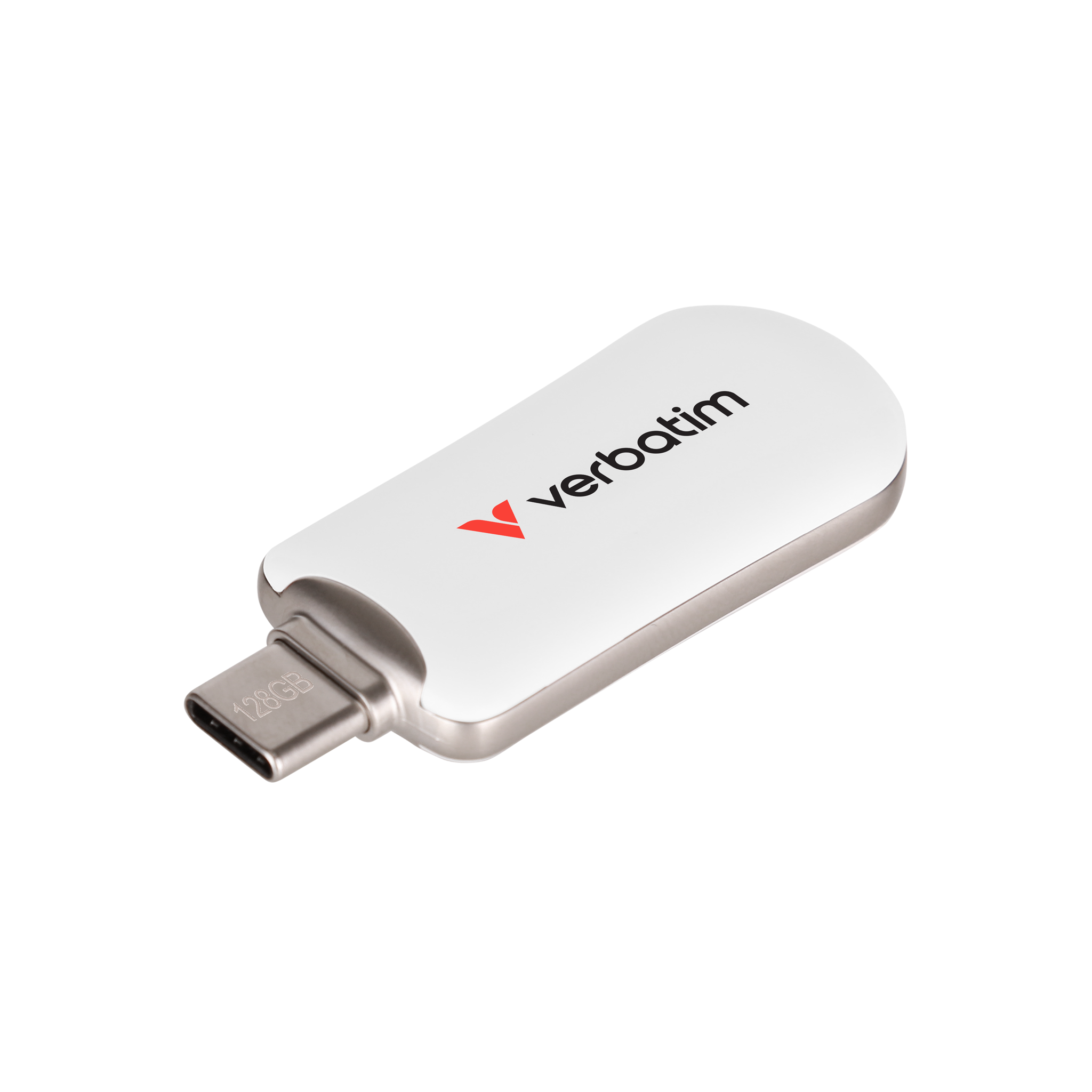 USB-C Flash Drive VERBATIM Plectra White 128GB-0
