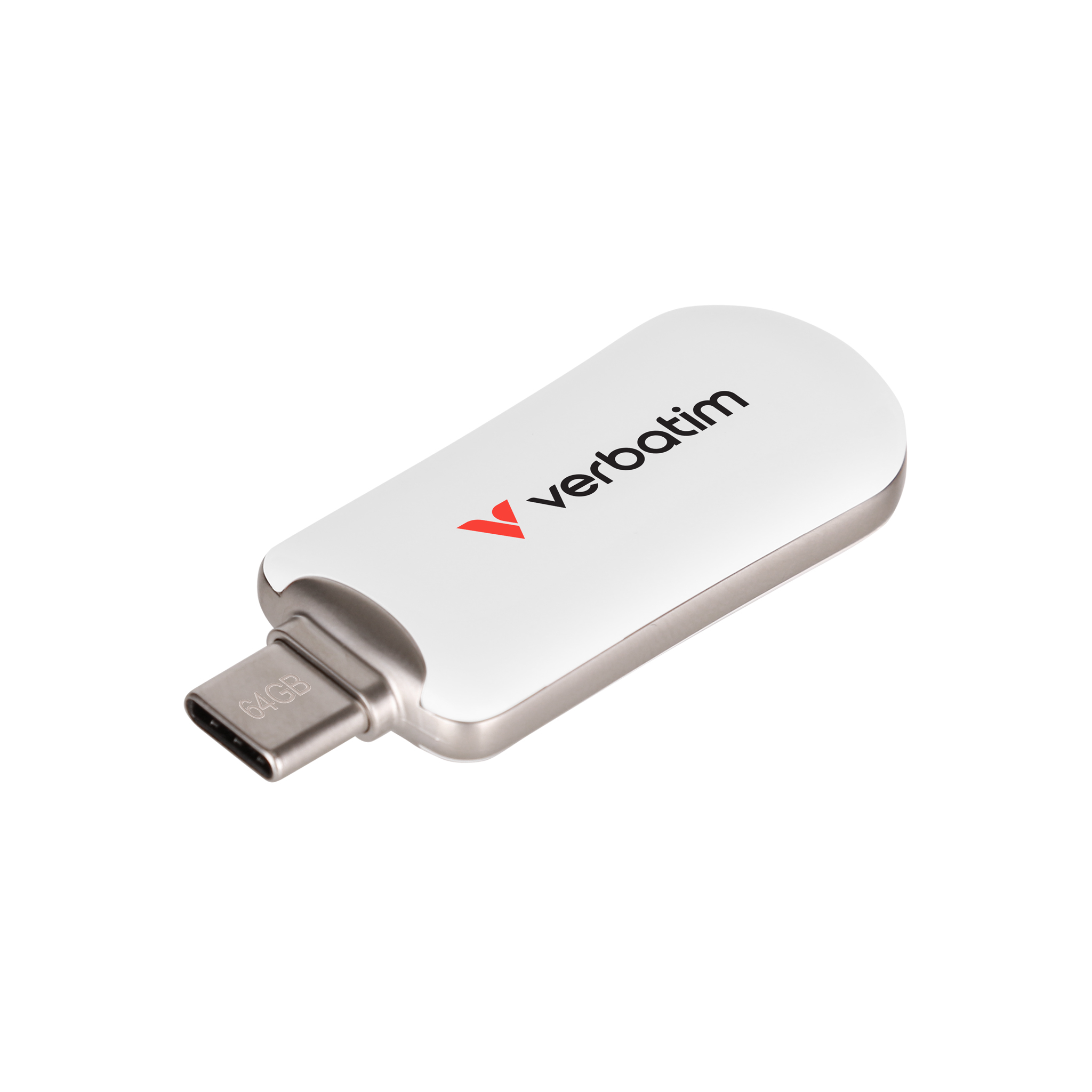 USB-C Flash Drive VERBATIM Plectra White 64GB-0