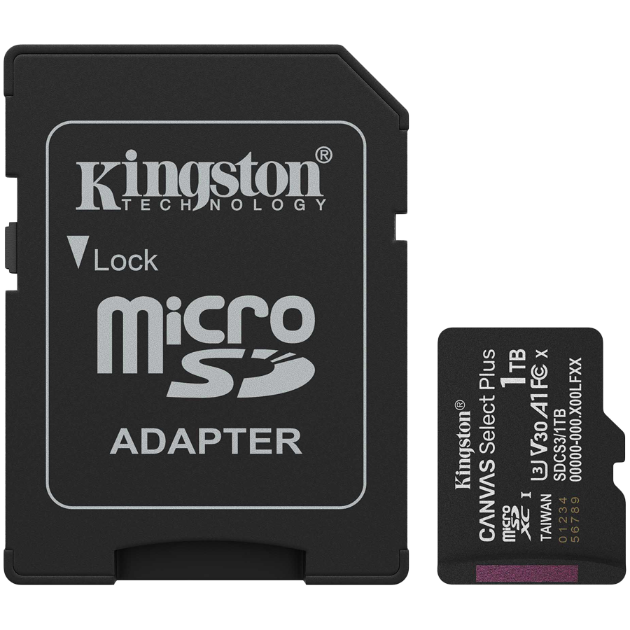 MicroSD kartica KINGSTON Canvas Select Plus G3 150R A1 V30 (1TB, 150 MB/s, A1, V30)-2
