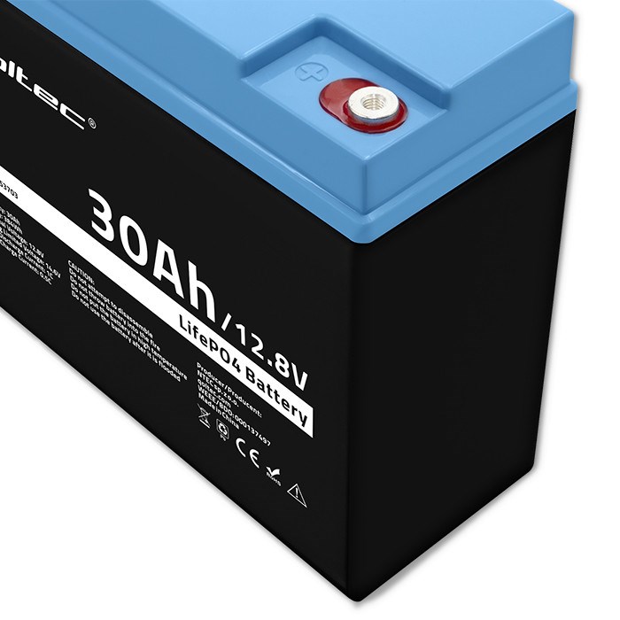 Baterija QOLTEC LiFePO4 12.8V 30Ah 384Wh s BMS sustavom