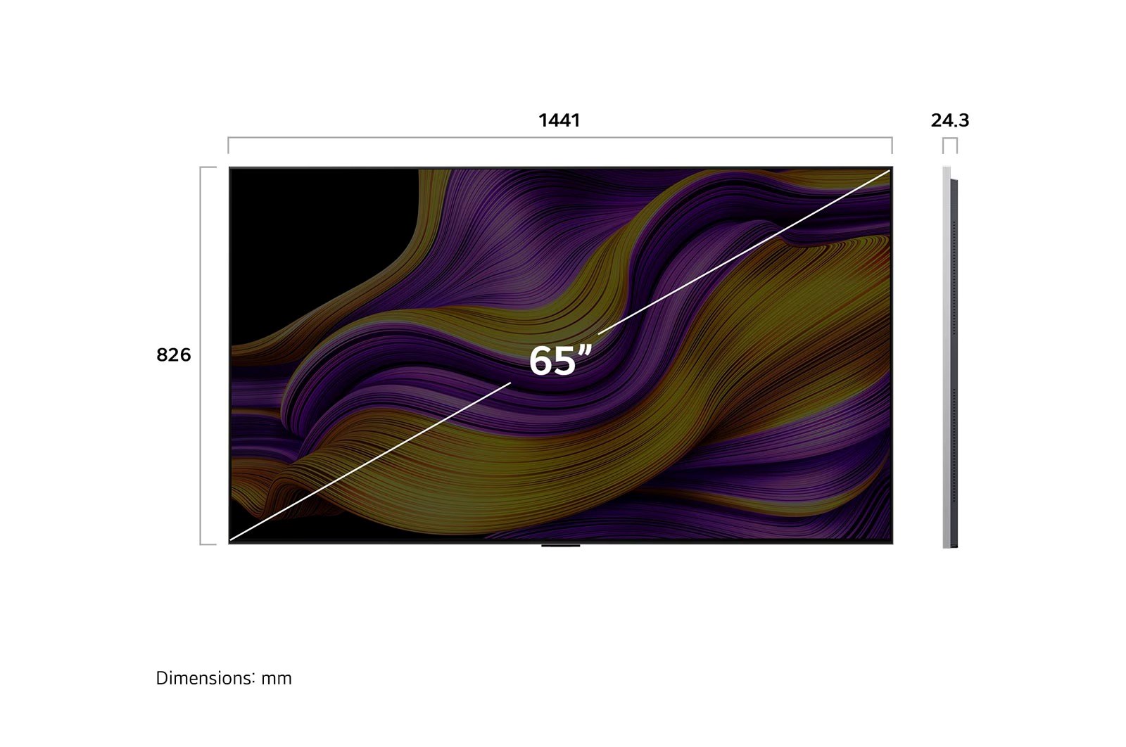 TV LG OLED evo AI OLED65G51LW webOS 25 (165 cm, 4K UHD, HDR10, AI Sound Pro, Smart TV)-4