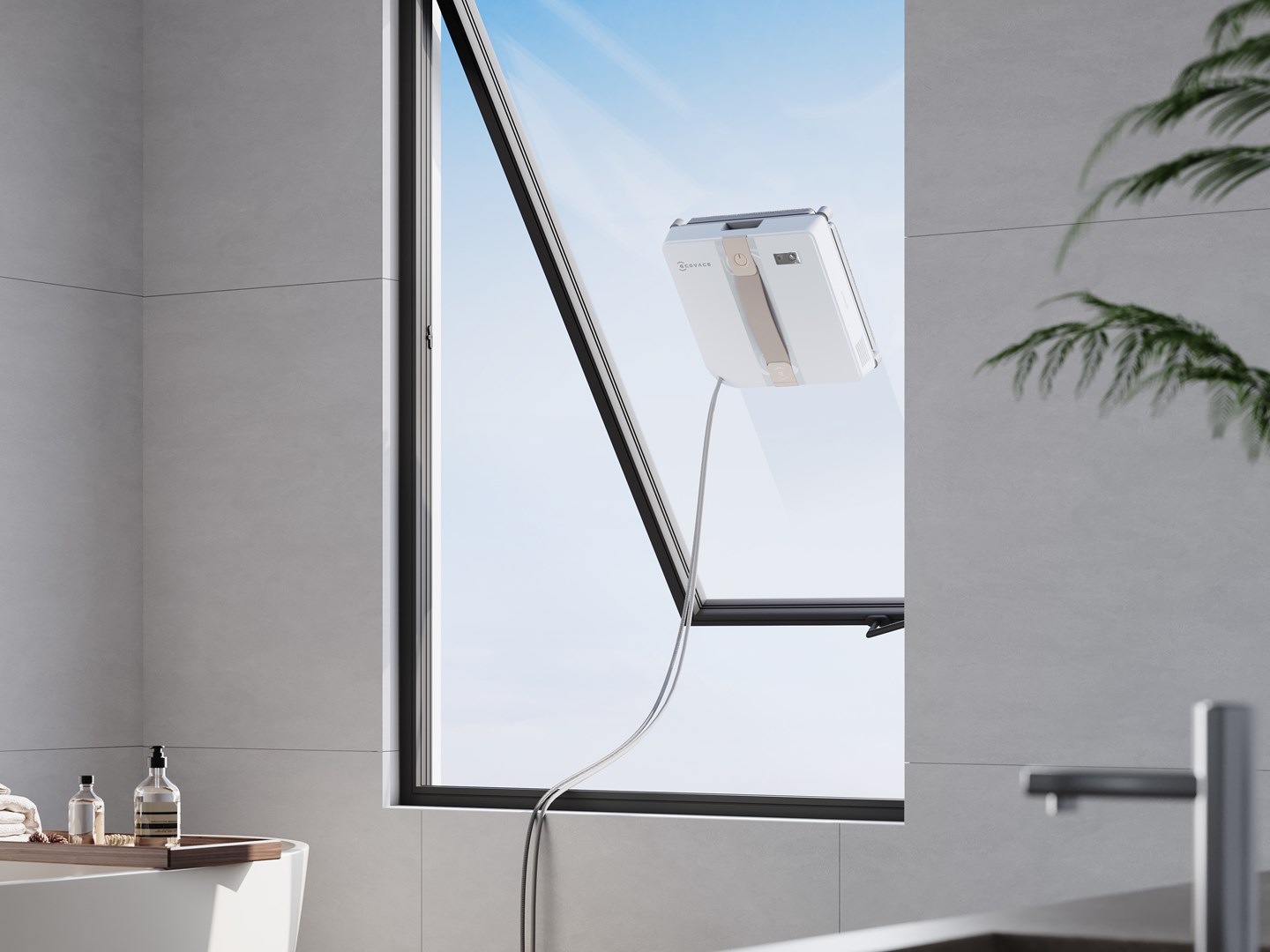 Robot za čišćenje prozora ECOVACS Winbot Mini (bijeli)-6