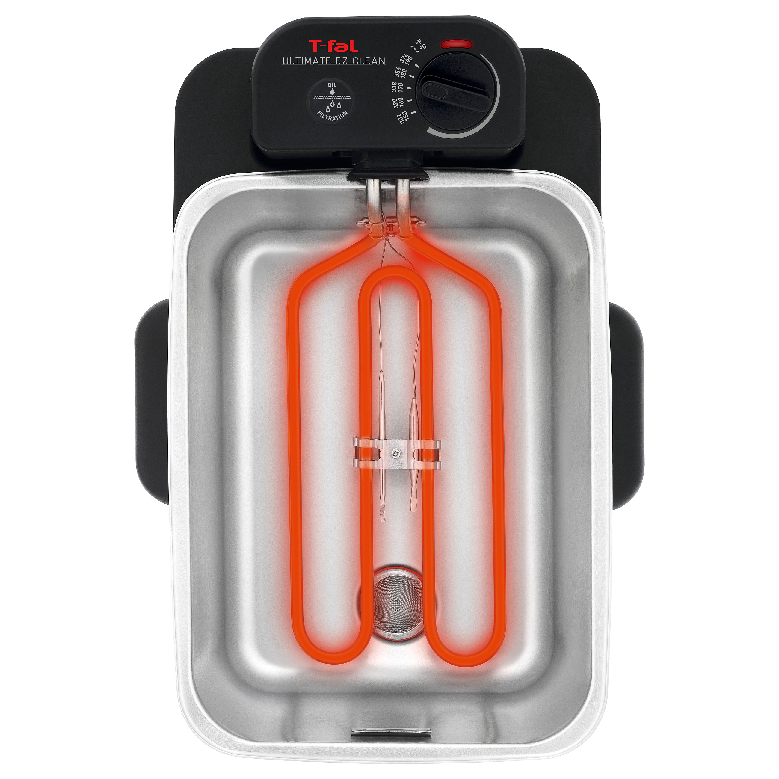 Friteza TEFAL Oleoclean Pro Inox & Design FR8040 (3.5 L, 2300 W)-6