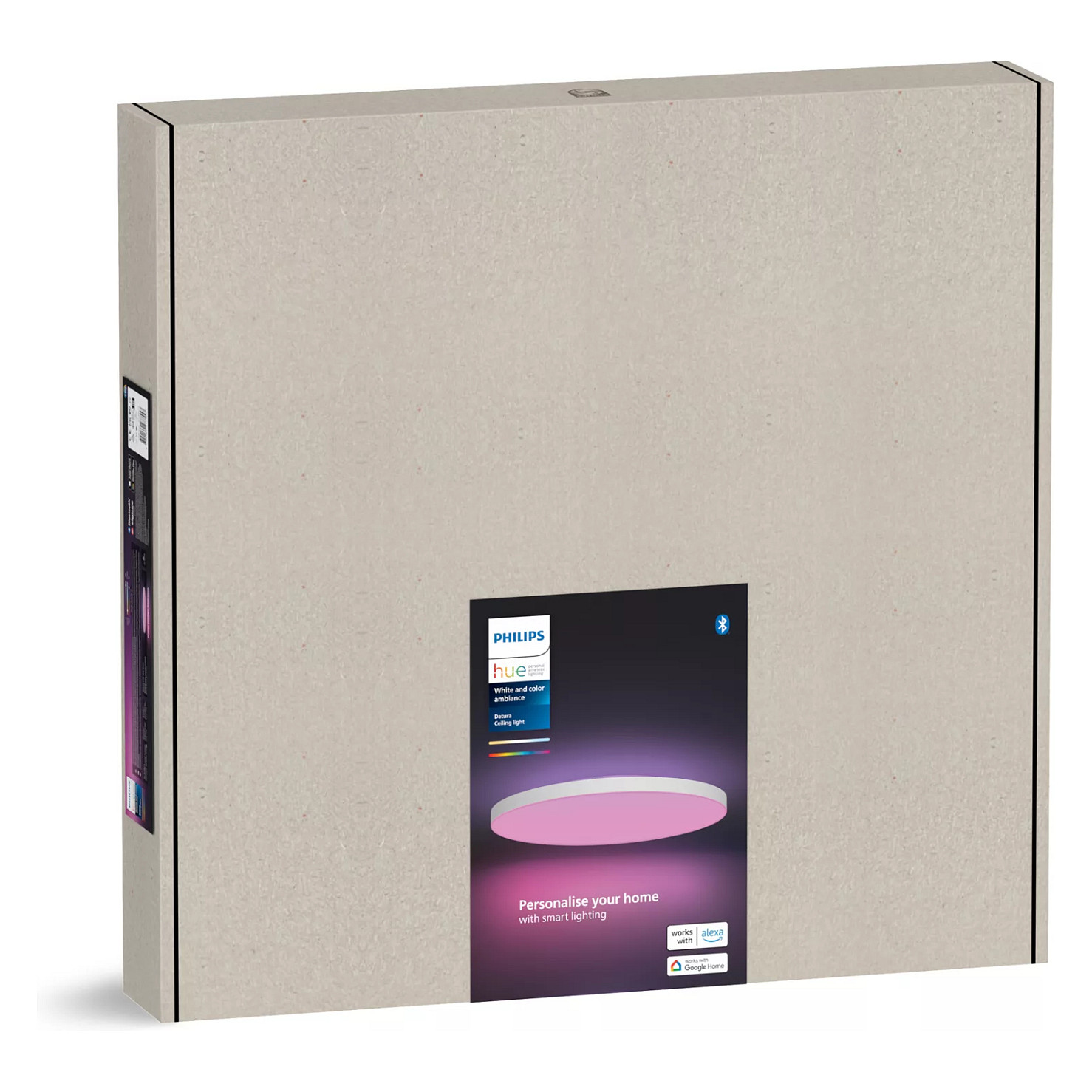 Pametna stropna svjetiljka PHILIPS Hue White and colour ambience Datura Large (55cm, 3850lm, bijela)-2