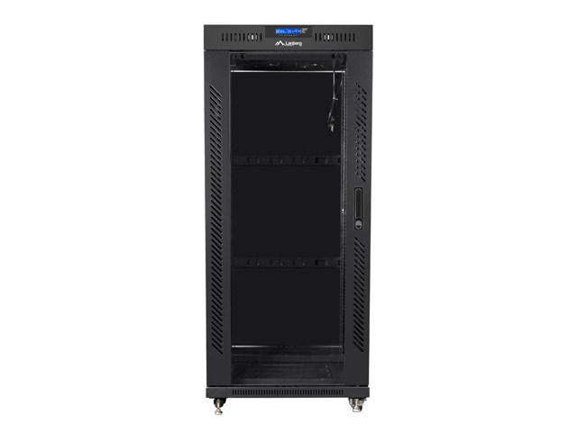 Mrežni ormar LANBERG FF01-8027-12BL (27U, 800x1000mm, samostojeći, staklena vrata)-1