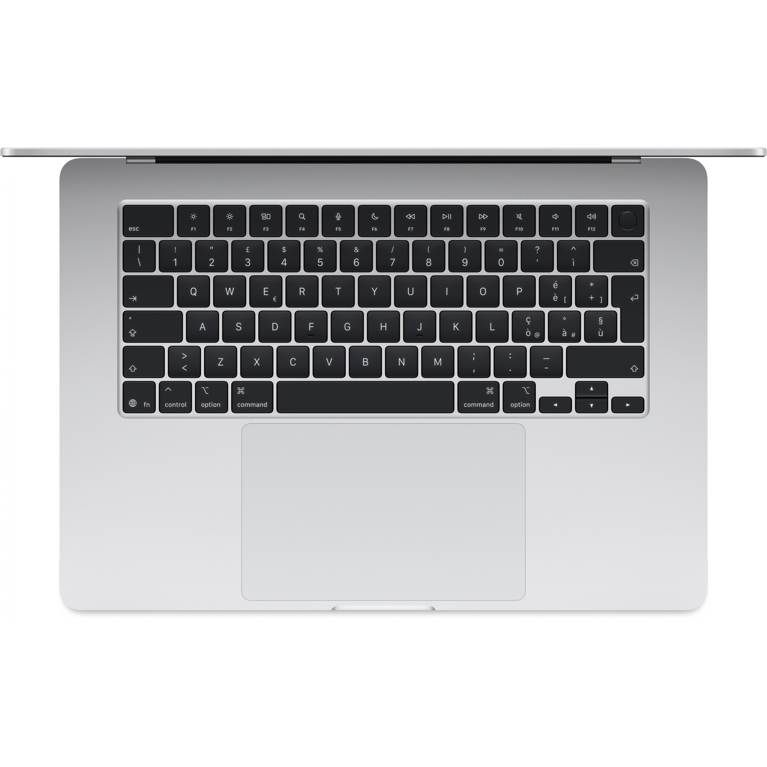 Laptop APPLE MacBook Air M4 (38.9 cm, 16 GB, 256 GB SSD, Wi-Fi 6E, macOS Sequoia, Srebrna) – internacionalna non HR tipkovnica-1