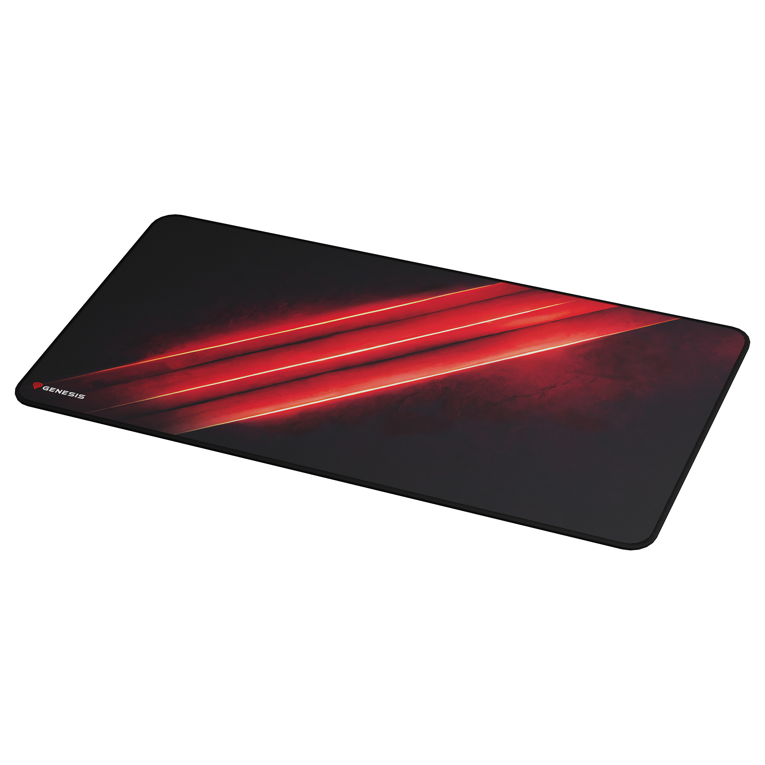 GENESIS Carbon 500 Maxi Flash G2 Gaming mouse pad Black, Red-0