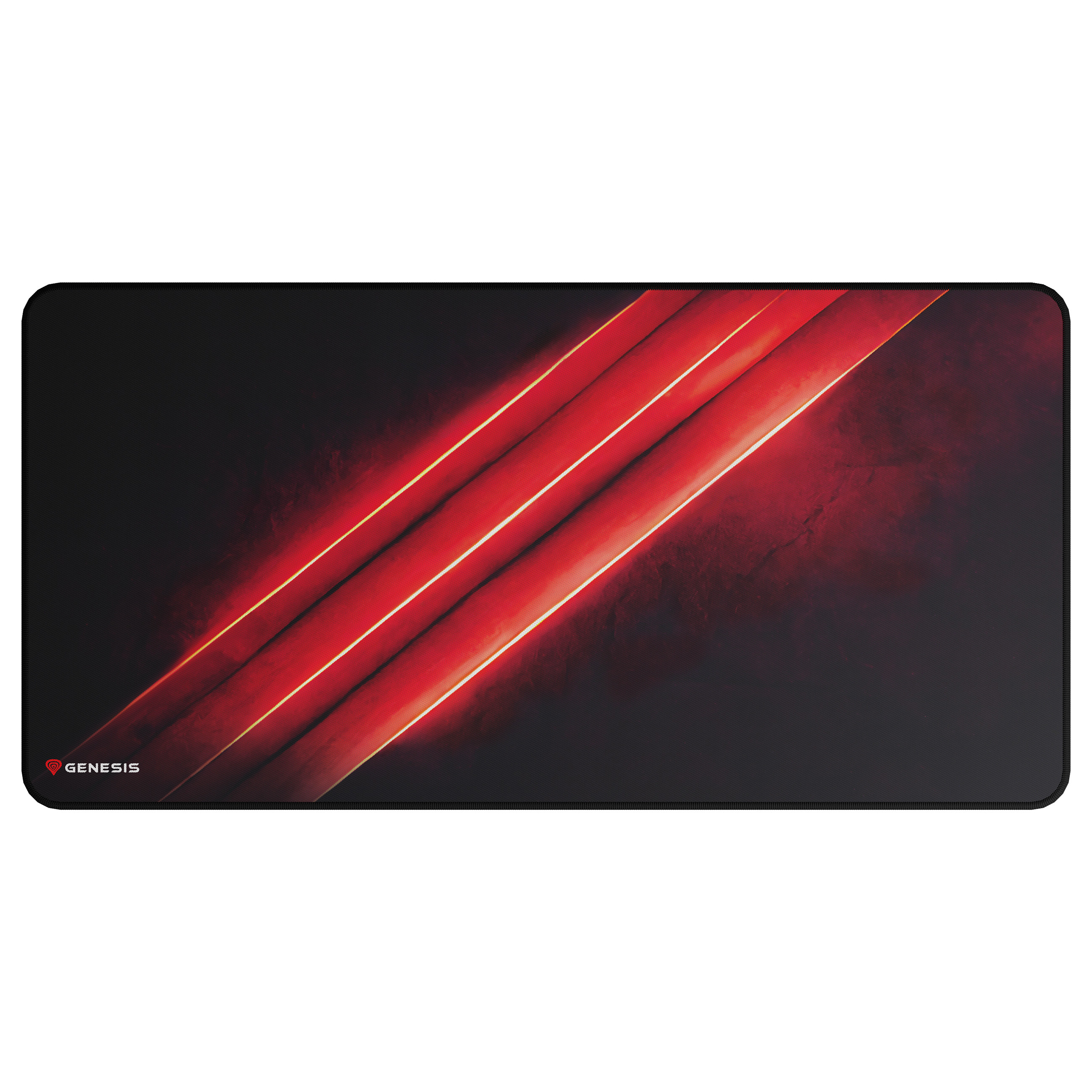 GENESIS Carbon 500 Maxi Flash G2 Gaming mouse pad Black, Red-1