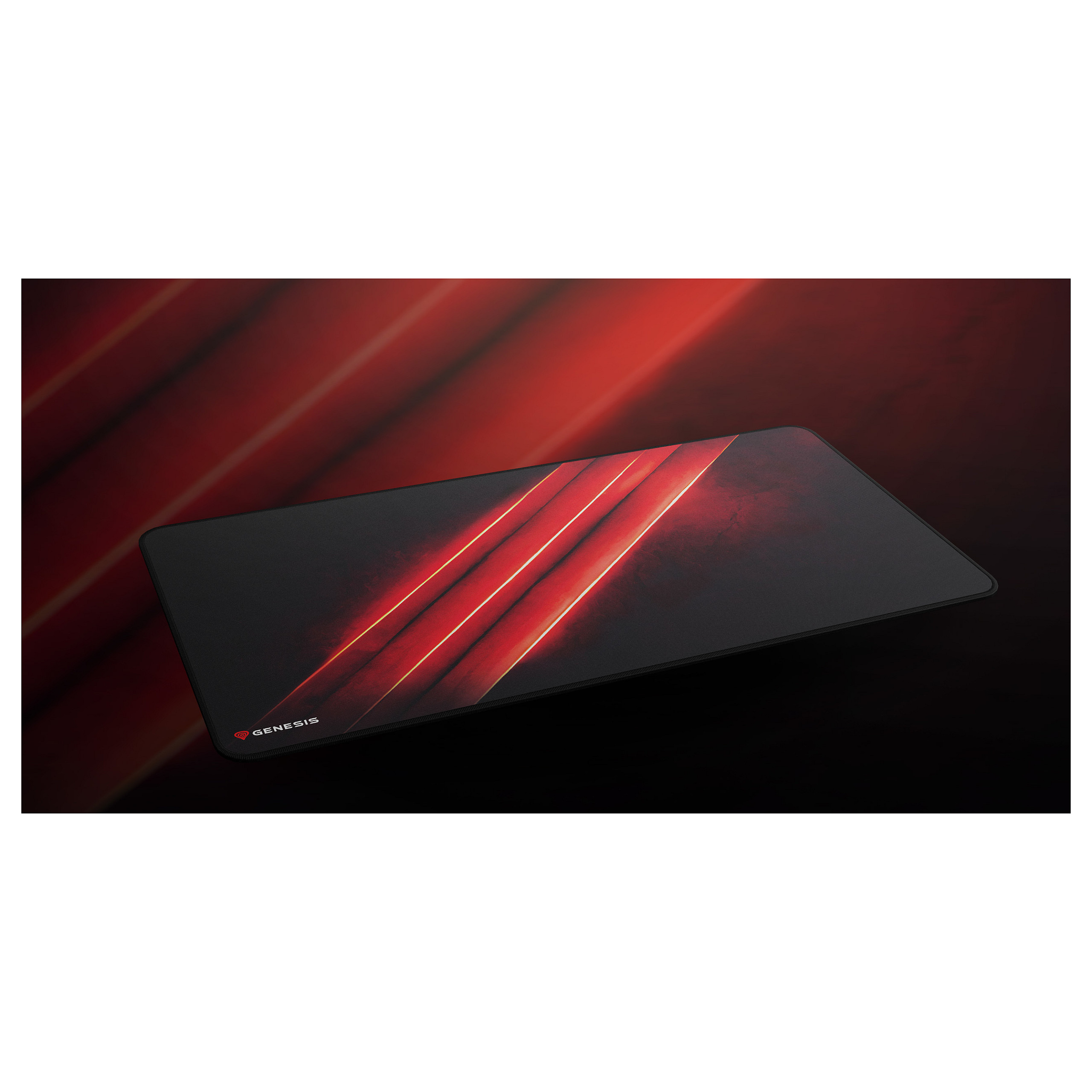 GENESIS Carbon 500 Maxi Flash G2 Gaming mouse pad Black, Red-2