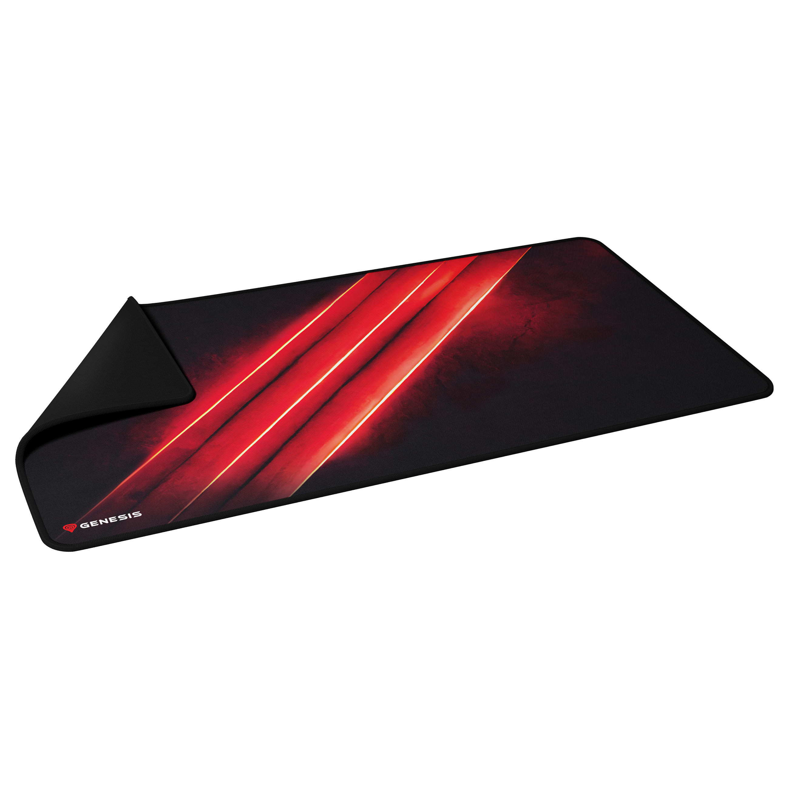 GENESIS Carbon 500 Maxi Flash G2 Gaming mouse pad Black, Red-6