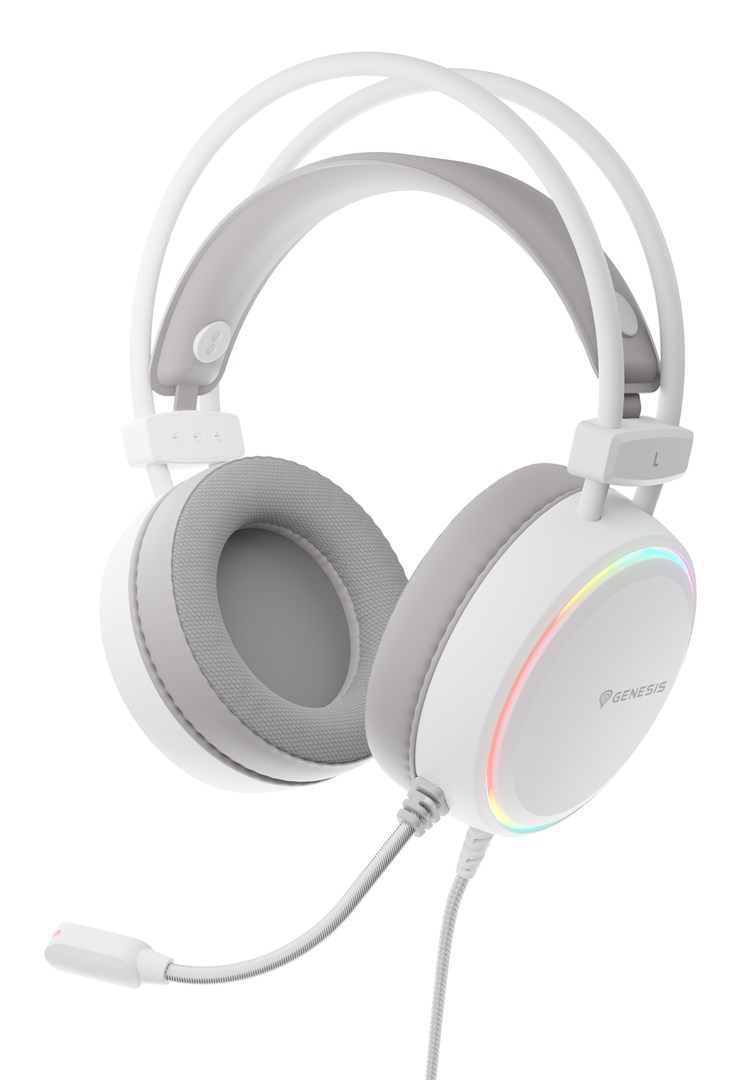 Slušalice GENESIS NSG-2308 (Wired, Head-band, Gaming, USB Type-A, Bijele)-1
