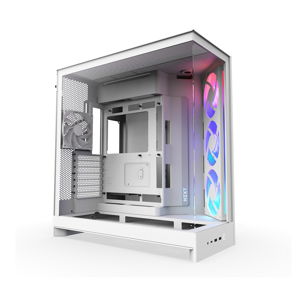Kućište NZXT H9 FLOW RGB (midi tower, bijelo)-0