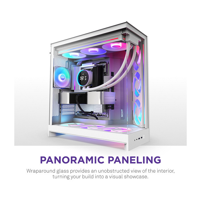 Kućište NZXT H9 FLOW RGB (midi tower, bijelo)-6