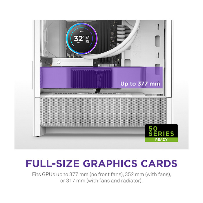 Kućište NZXT H9 H3 Flow Midi Tower bijelo-3