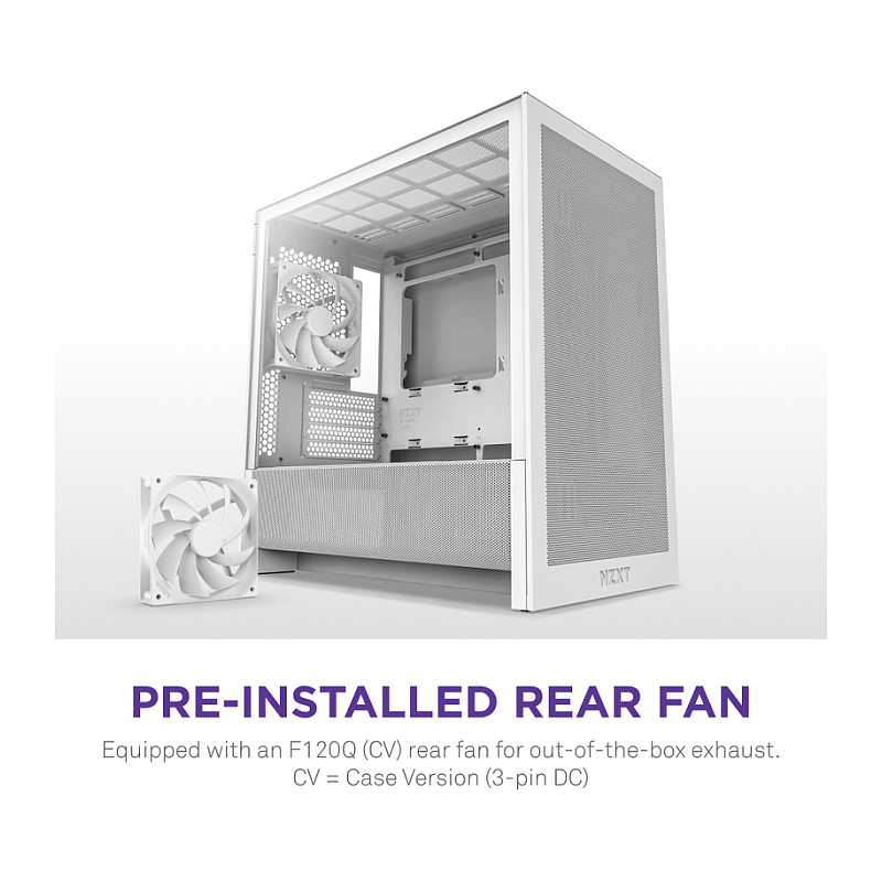 Kućište NZXT H9 H3 Flow Midi Tower bijelo-8