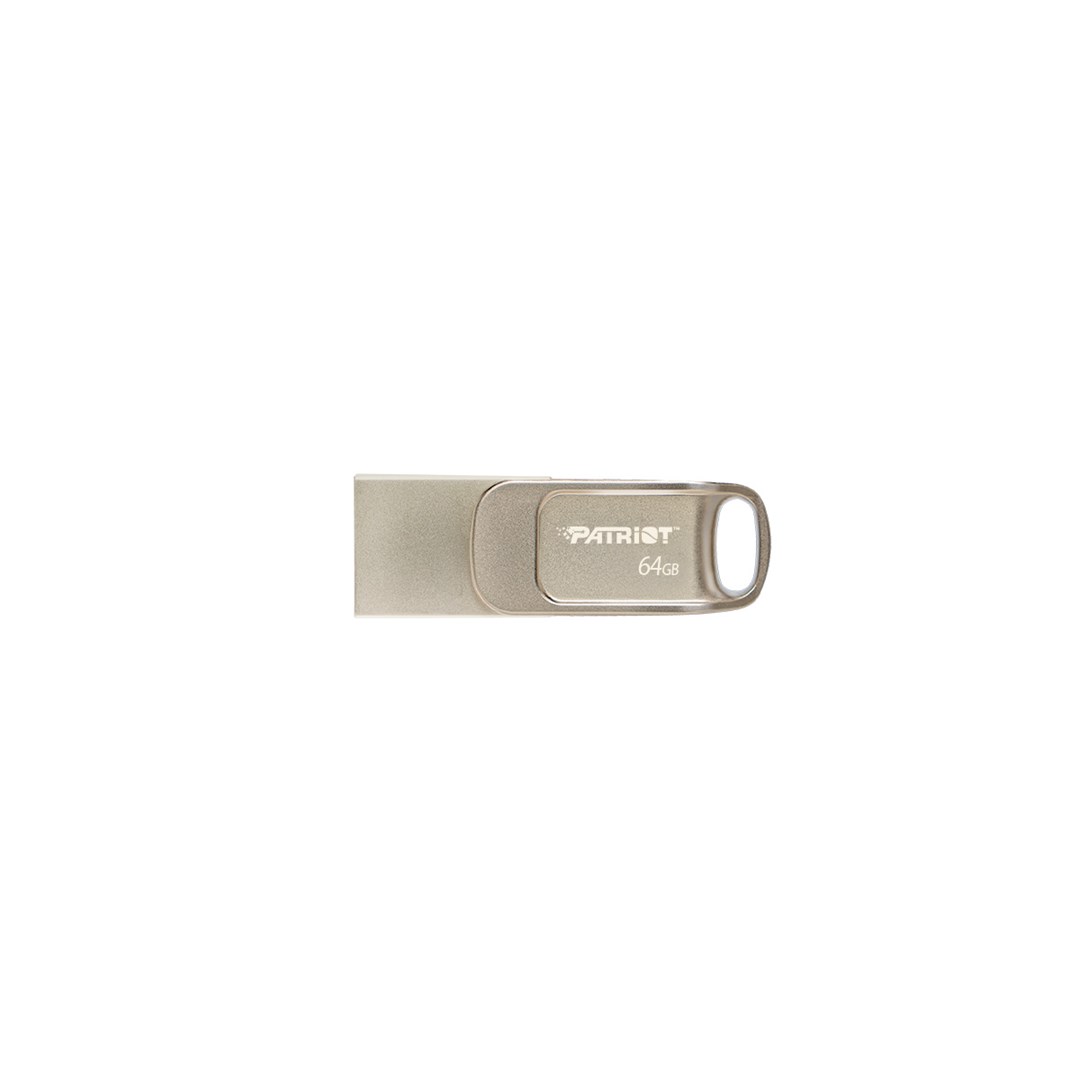 USB flash drive PATRIOT Patriot Memory Tab T560 64GB Dual USB 120MB/s Silver-1