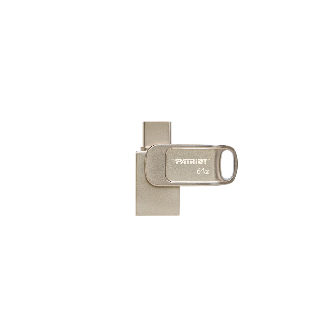 USB flash drive PATRIOT Patriot Memory Tab T560 64GB Dual USB 120MB/s Silver-2