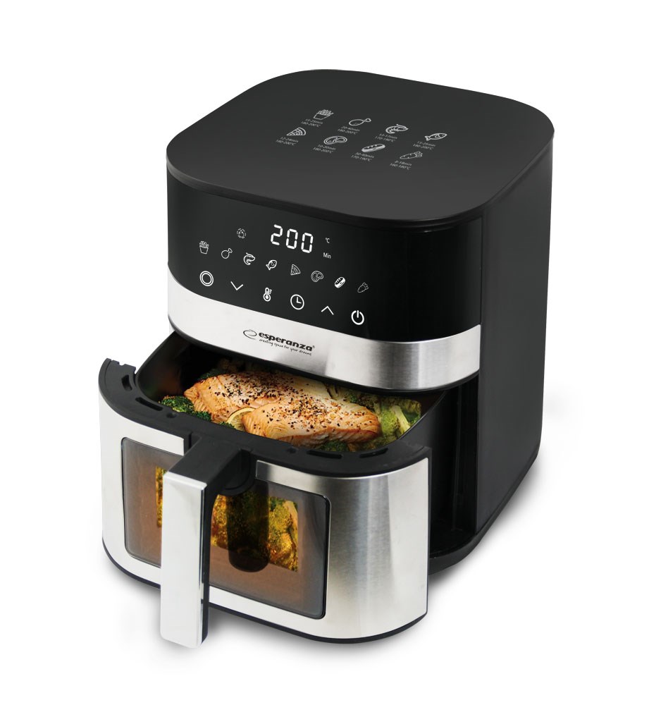 Friteza Esperanza EKA003 Non-fat fryer 5L, 1400W Inox-4