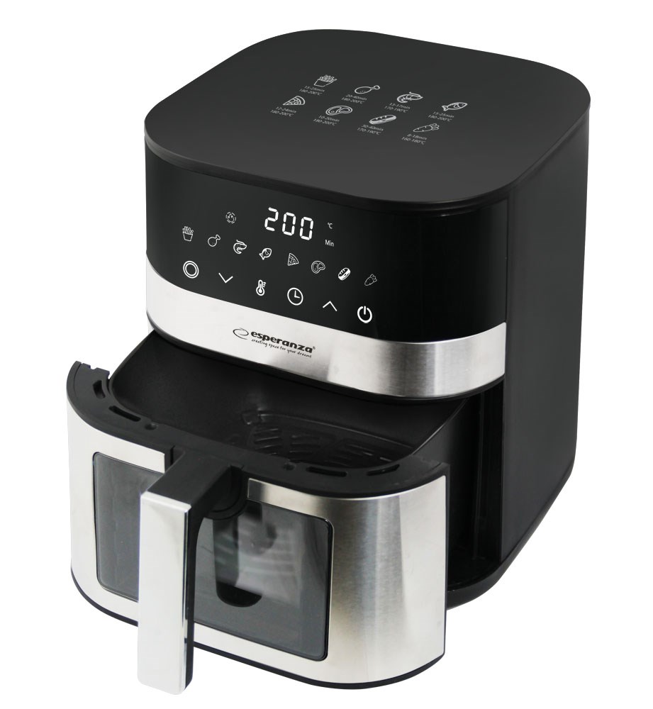 Friteza Esperanza EKA003 Non-fat fryer 5L, 1400W Inox-3