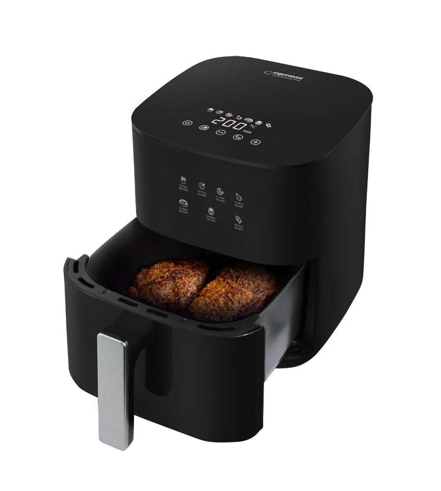 FAT-FREE FRYER ESPERANZA EKA002 (3.5L, 1350W, crna)-2