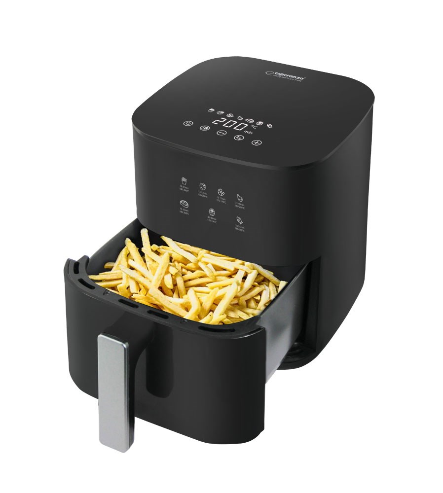 FAT-FREE FRYER ESPERANZA EKA002 (3.5L, 1350W, crna)-3