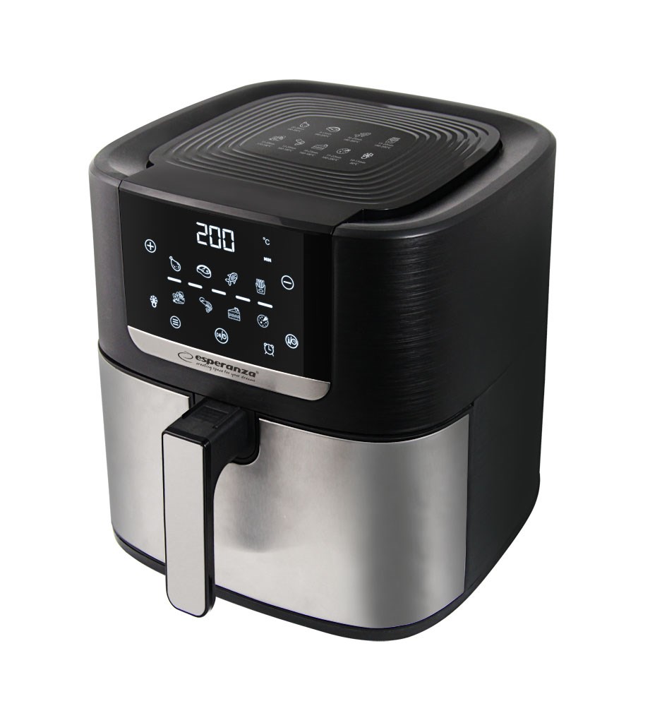 Non-fat fryer ESPERANZA EKA004 (8L, 1700W, inox)-0