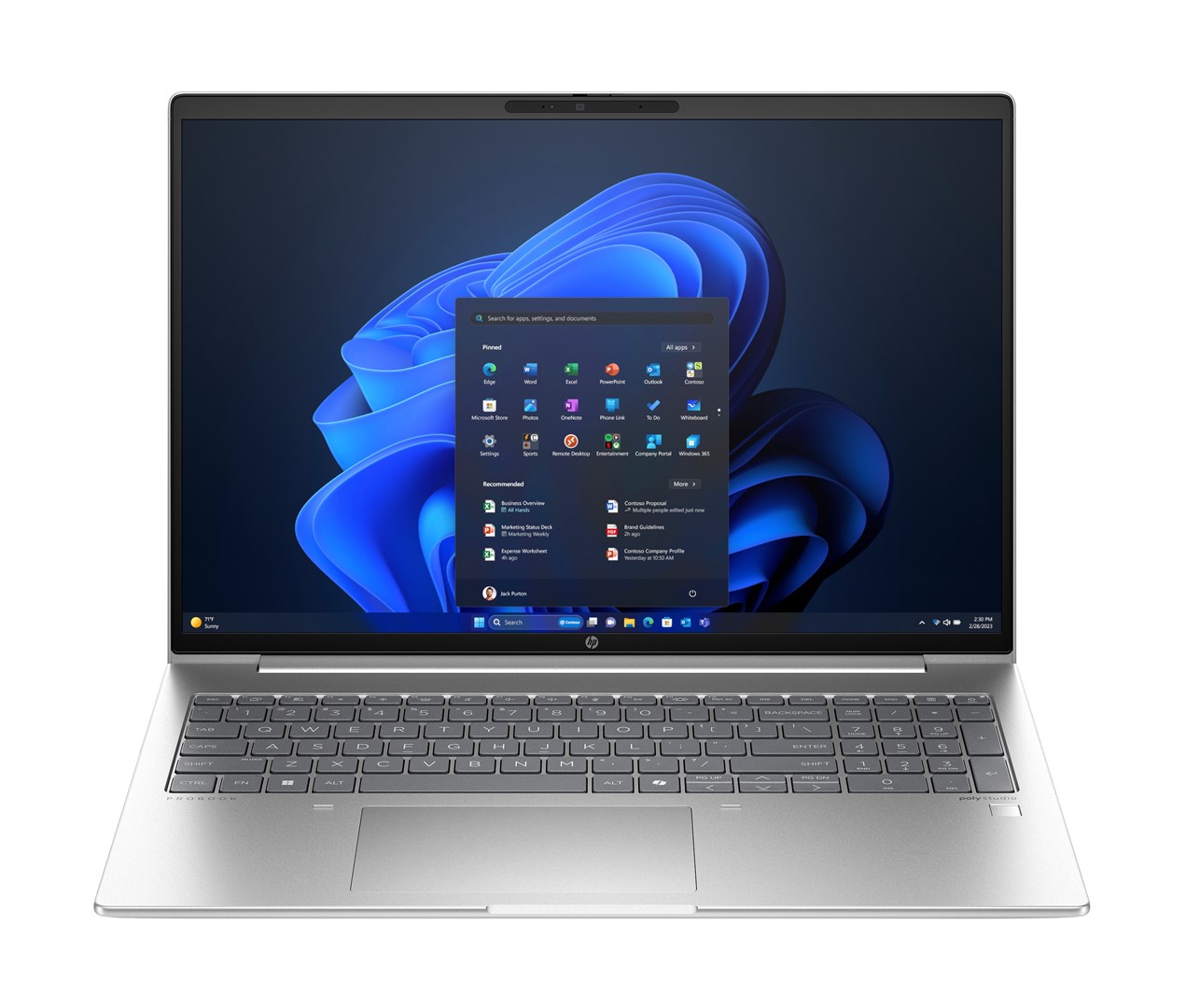 Laptop HP ProBook 465 G11 (16", IPS, WUXGA, AMD Ryzen 5 7535U, 16GB, 512GB SSD, AMD Radeon 660M, Windows 11 Pro, Non-HR tipkovnica, Srebrna)