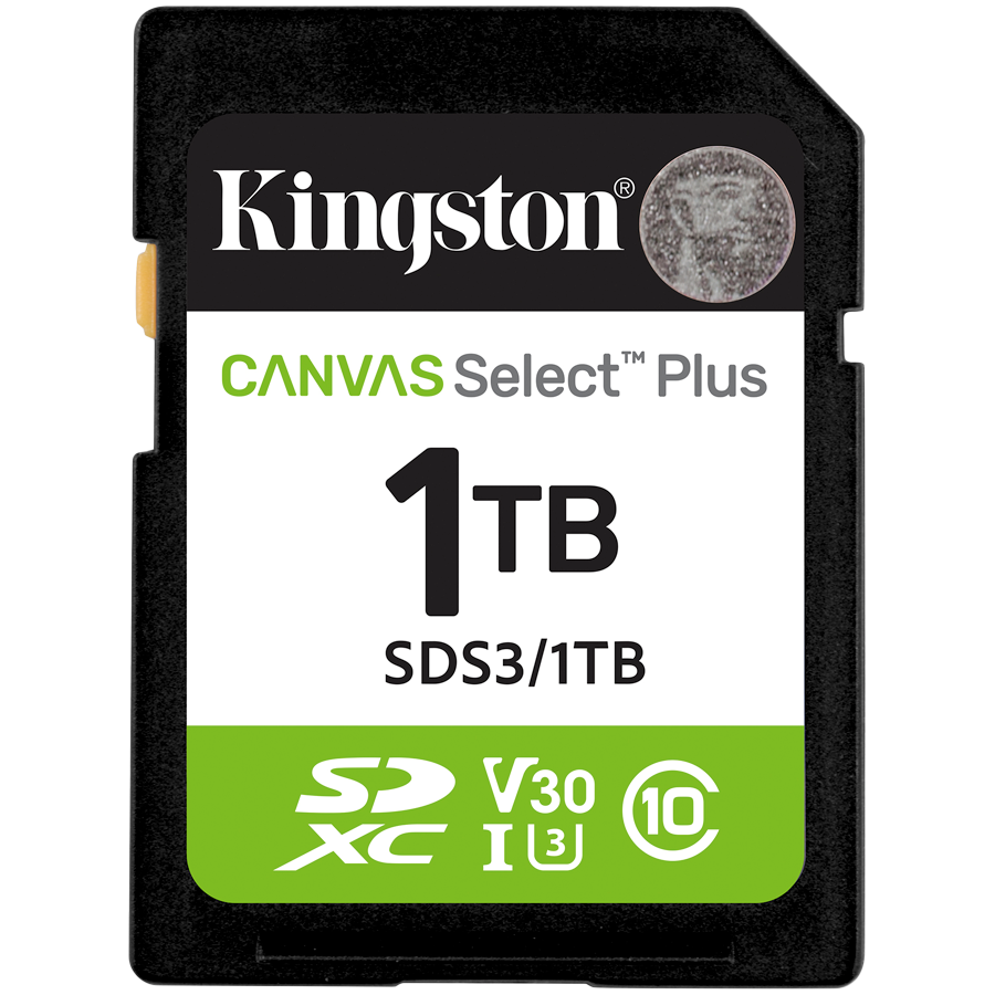 SD kartica KINGSTON Canvas Select Plus Gen3 1TB (150MB/s, C10, UHS-I U3, V30)
