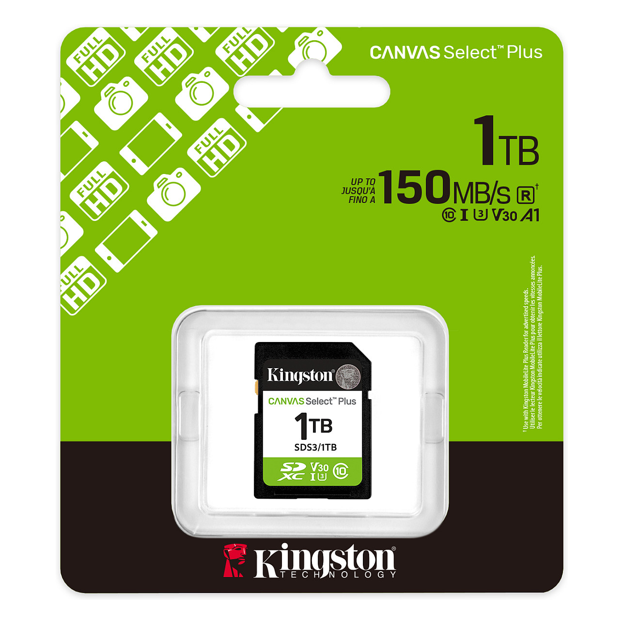 SD kartica KINGSTON Canvas Select Plus Gen3 1TB (150MB/s, C10, UHS-I U3, V30)-4