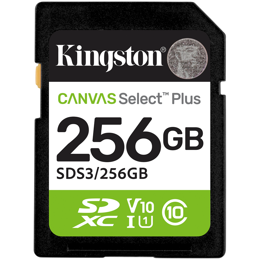 SD kartica KINGSTON Canvas Select Plus Gen3 256GB (150MB/s, C10, UHS-I U1, V10)-1