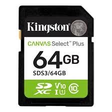 SD kartica KINGSTON Canvas Select Plus Gen3 64GB (SDXC, 100MB/s, C10, UHS-I U1, V10)-2