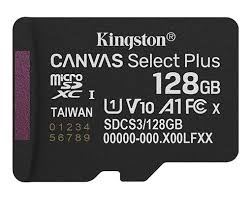 Kingston Technology 128GB micSDXC Canvas Select Plus Gen3 150R A1 Single Pack w/o ADP-0