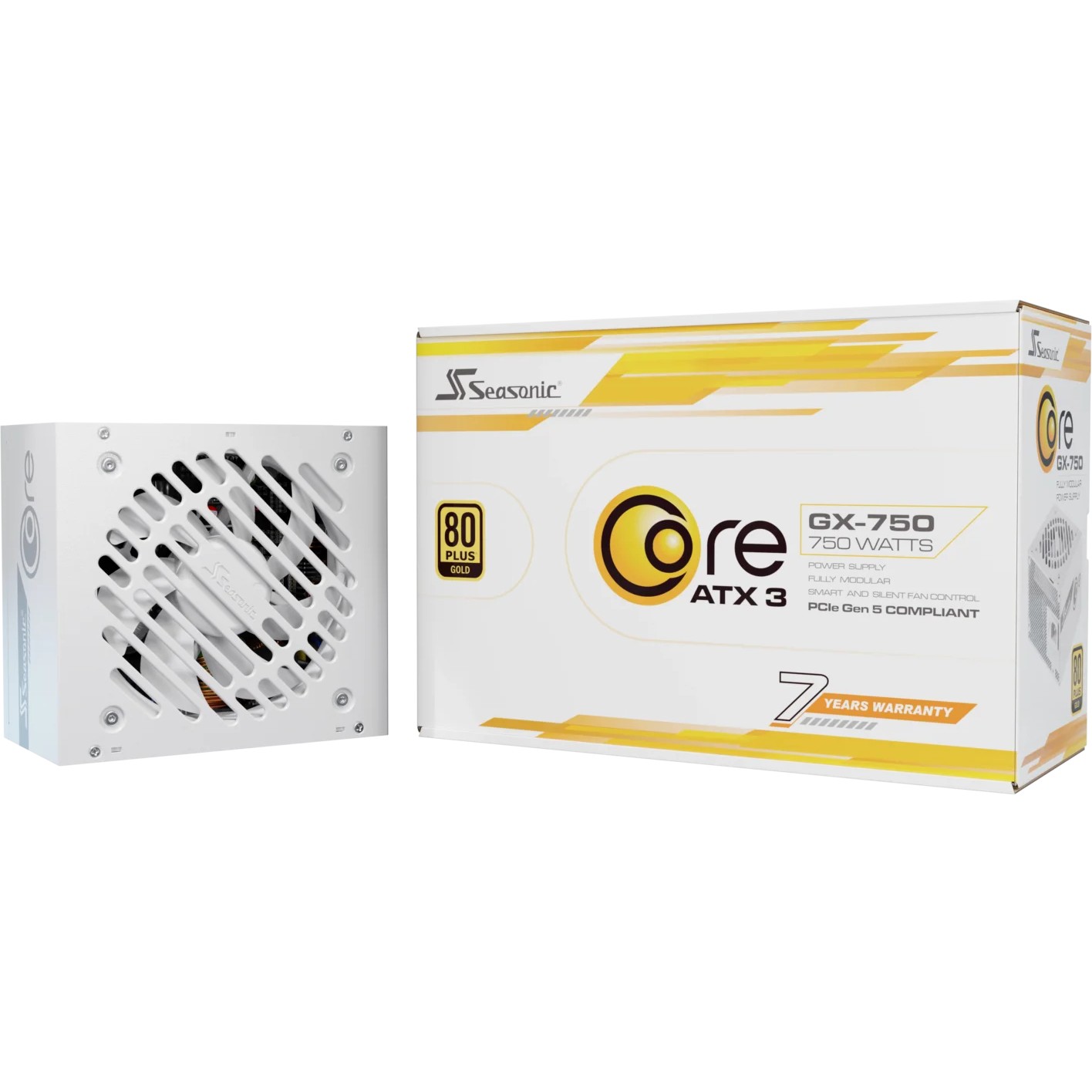 Napajanje SEASONIC Core GX 750 (ATX, 750W, bijelo)-0