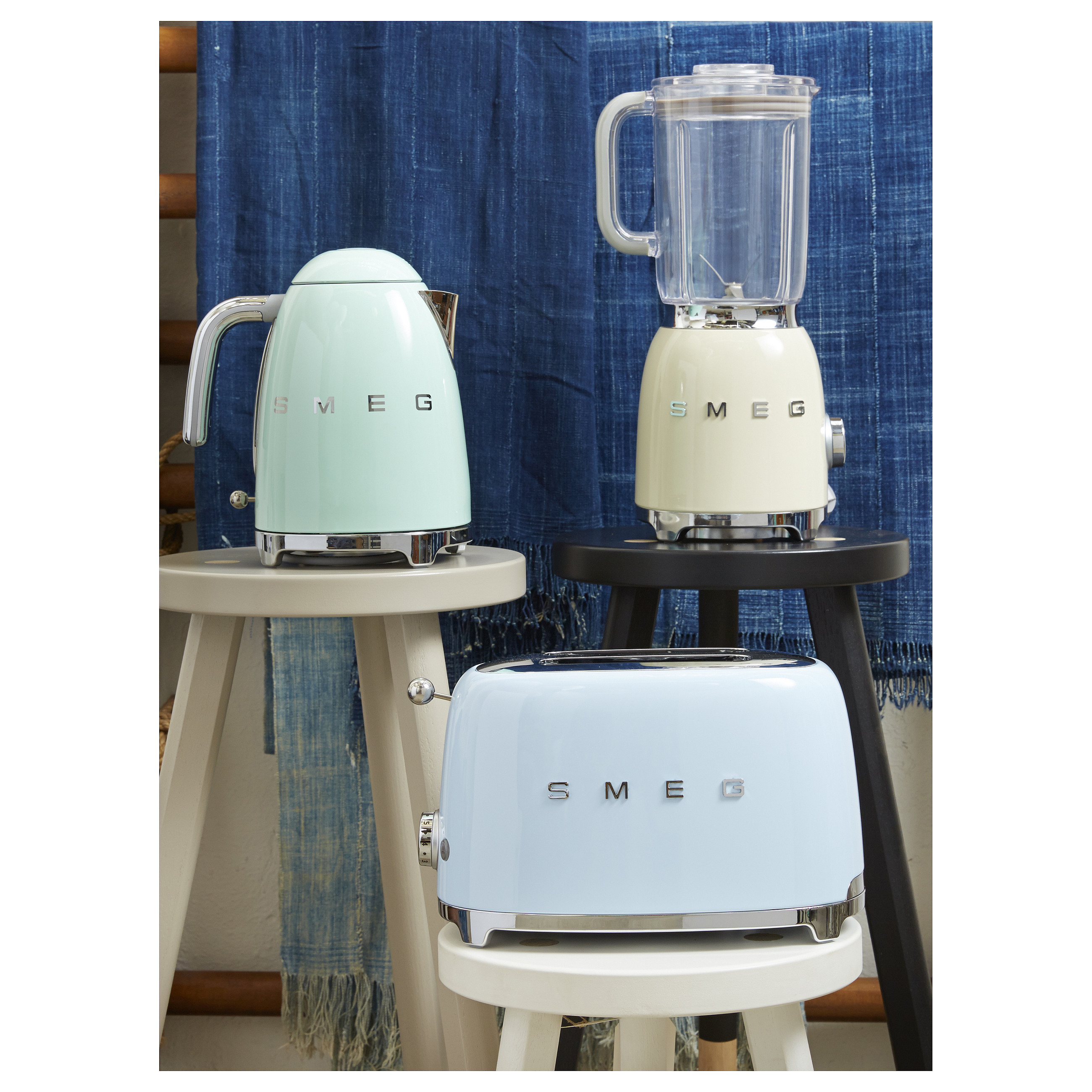 Toster SMEG 50's Style TSF01PBEU (950W, 2 utora, Pastelno plava)-2
