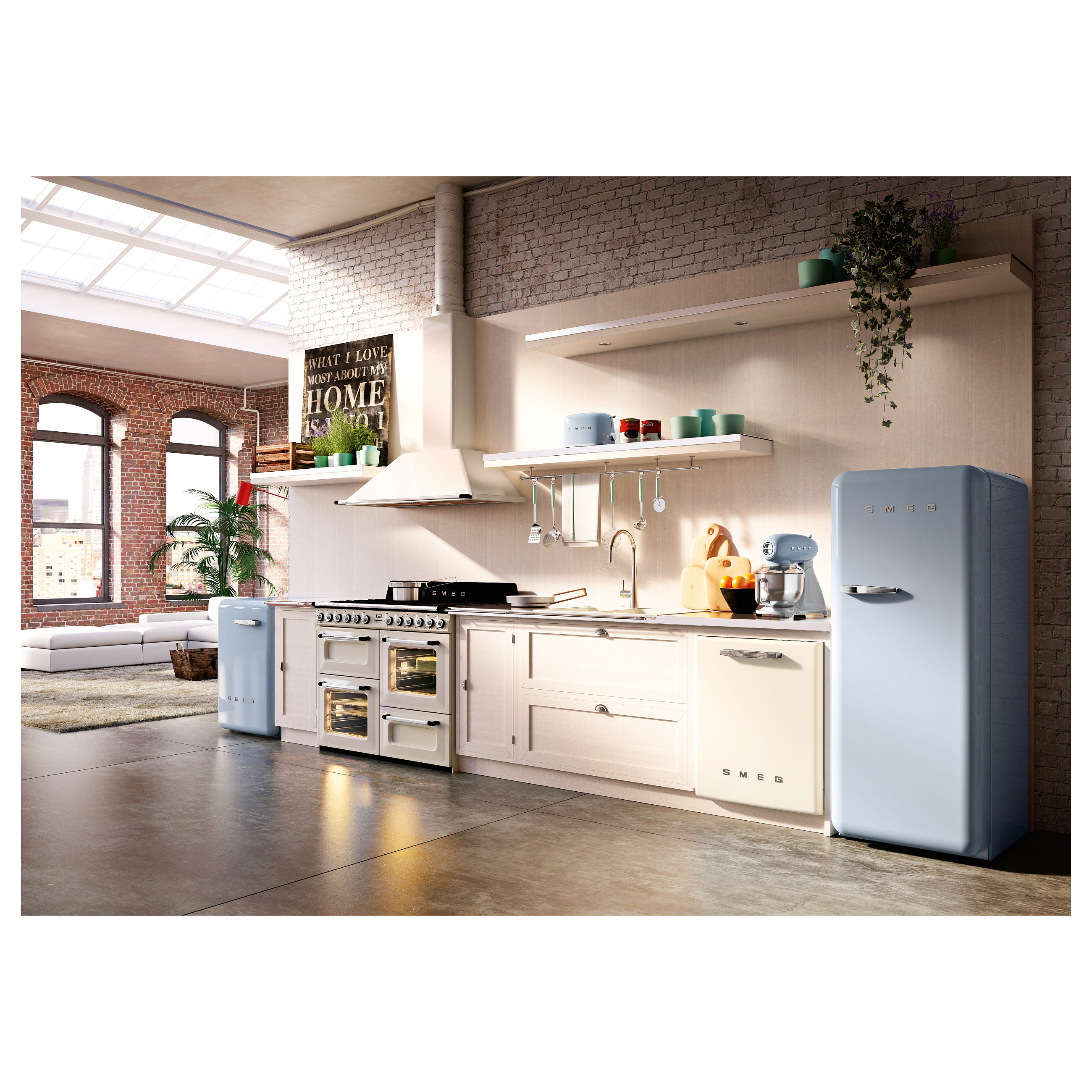 Toster SMEG 50's Style TSF01PBEU (950W, 2 utora, Pastelno plava)-5