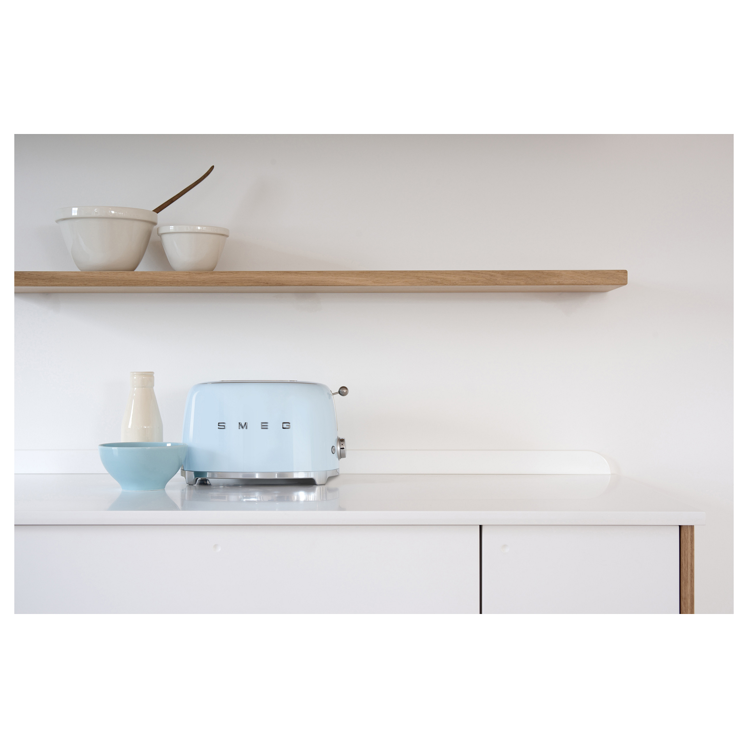 Toster SMEG 50's Style TSF01PBEU (950W, 2 utora, Pastelno plava)-6