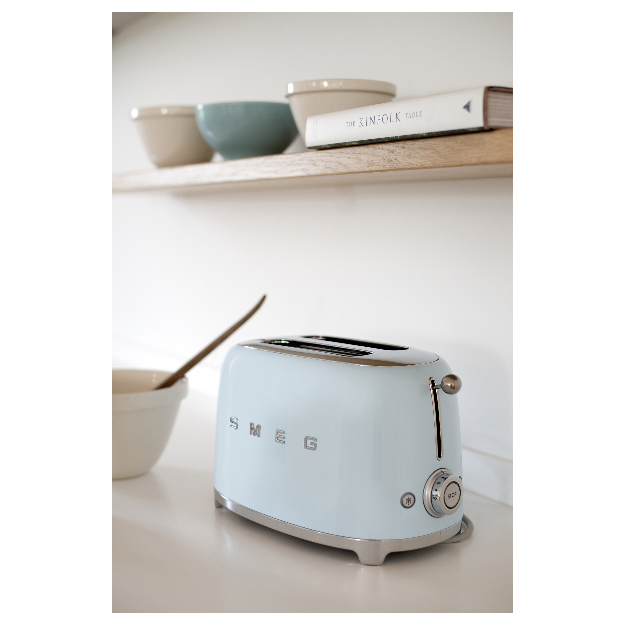 Toster SMEG 50's Style TSF01PBEU (950W, 2 utora, Pastelno plava)-9