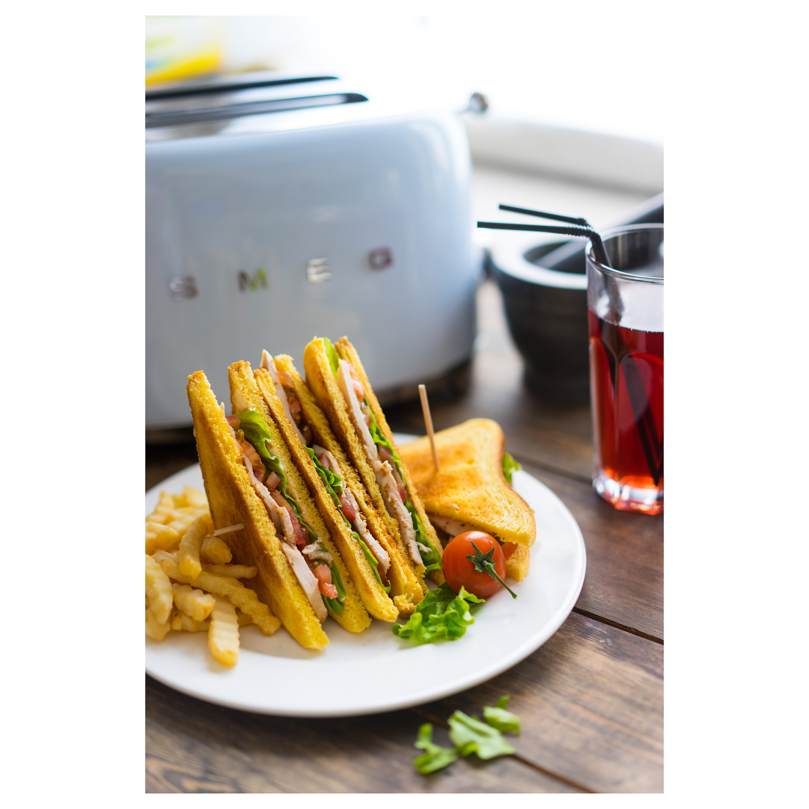 Toster SMEG 50's Style TSF01PBEU (950W, 2 utora, Pastelno plava)-15