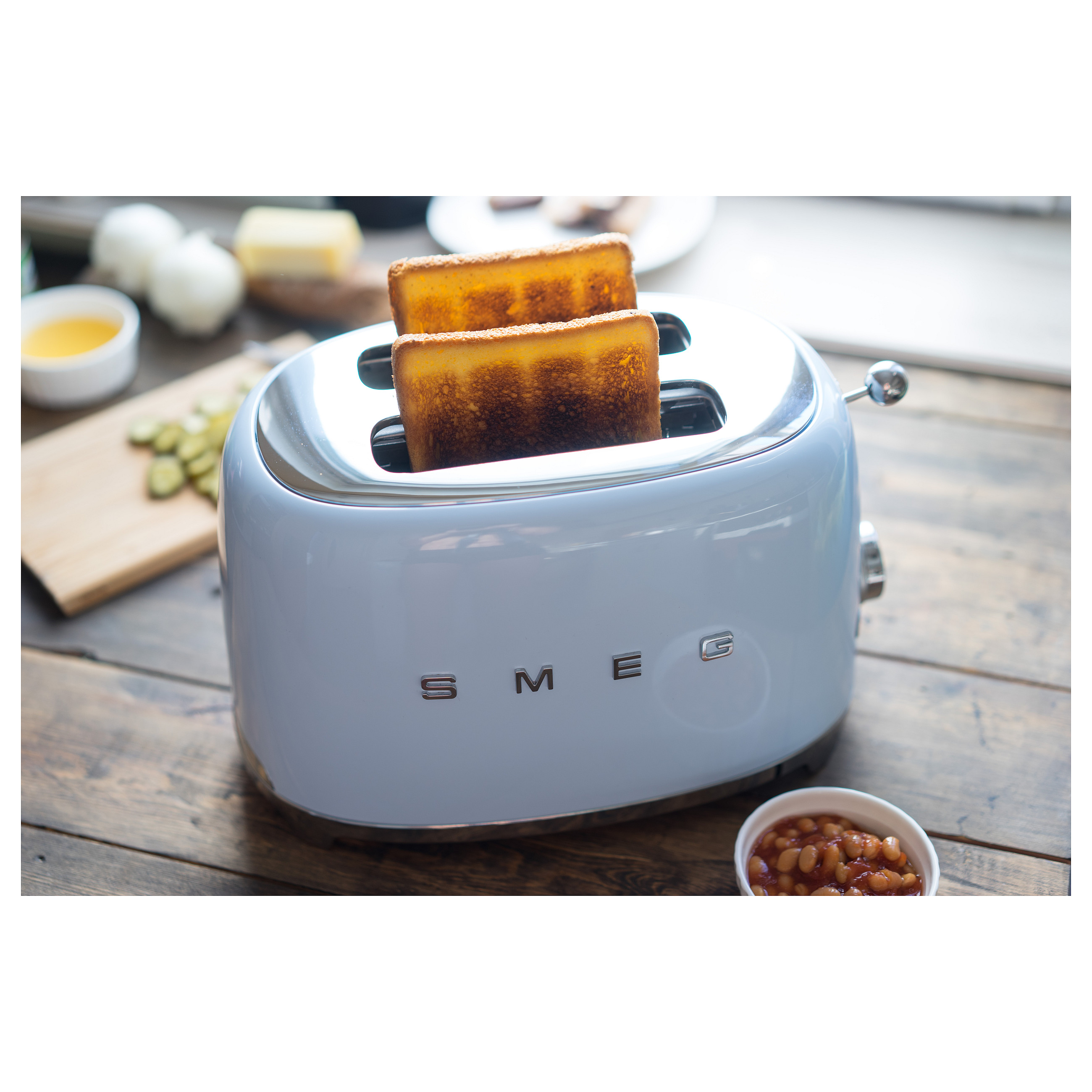 Toster SMEG 50's Style TSF01PBEU (950W, 2 utora, Pastelno plava)-42