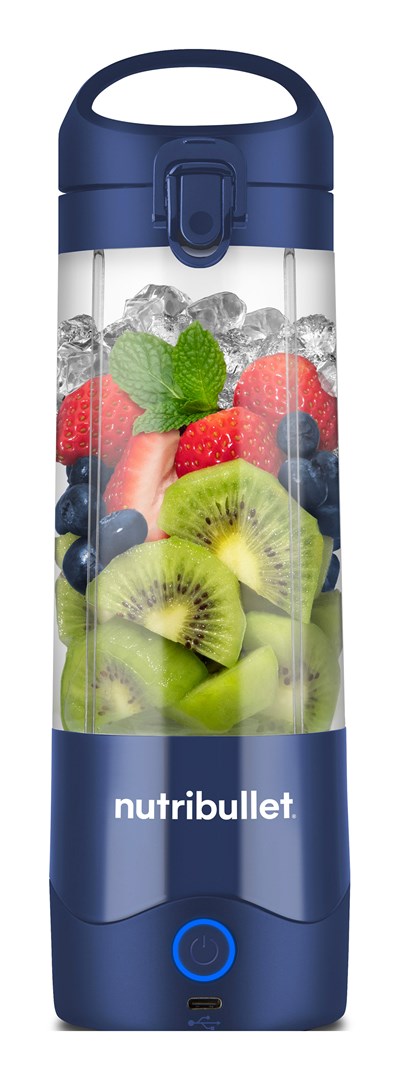 Blender NUTRIBULLET Portable (0.475 l, plavi)-0