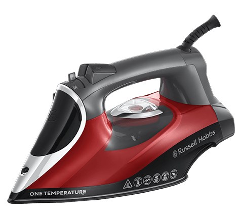 Russell Hobbs 25090-56 iron Dry & Steam iron Ceramic soleplate 2600 W Black, Grey, Red-0