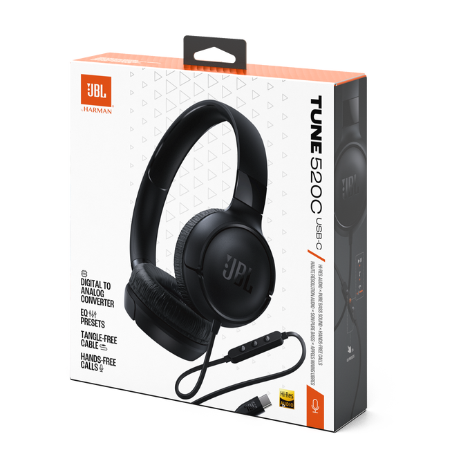 Slušalice JBL TUNE 520, USB-C, crne-9