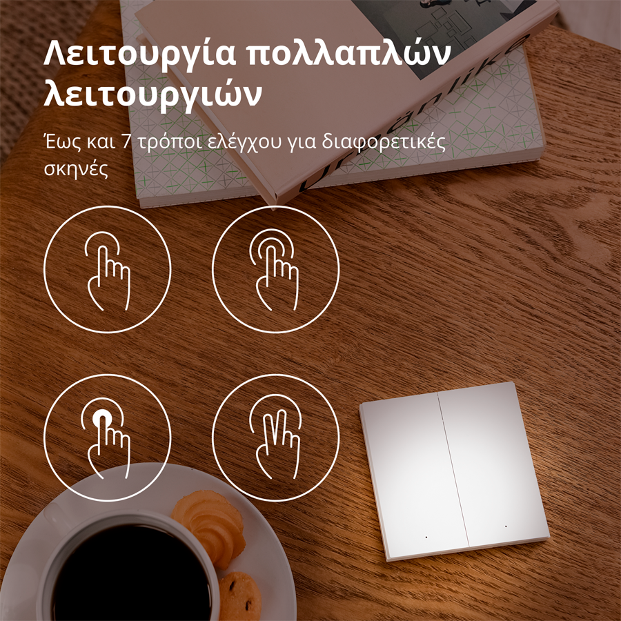 Aqara Wireless Remote Switch H1 (double rocker): Model: WRS-R02; SKU: AR009GLW02-30