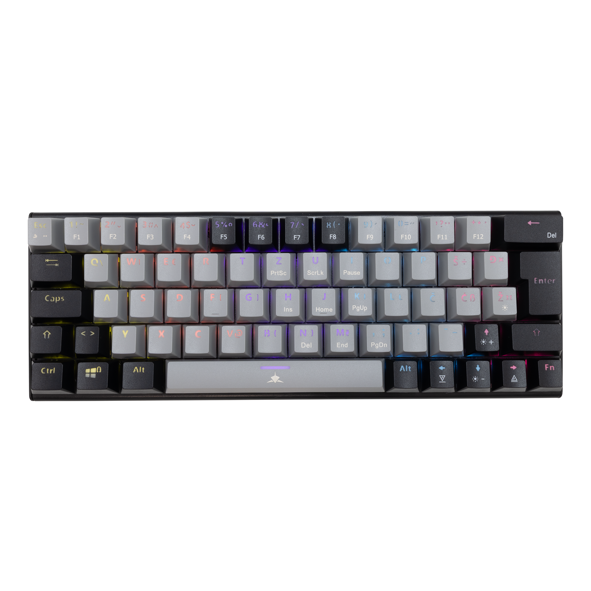 White Shark KEYBOARD GK-002712V2 WAKIZASHI-2 / Gray-Black HR-RED.SW-9