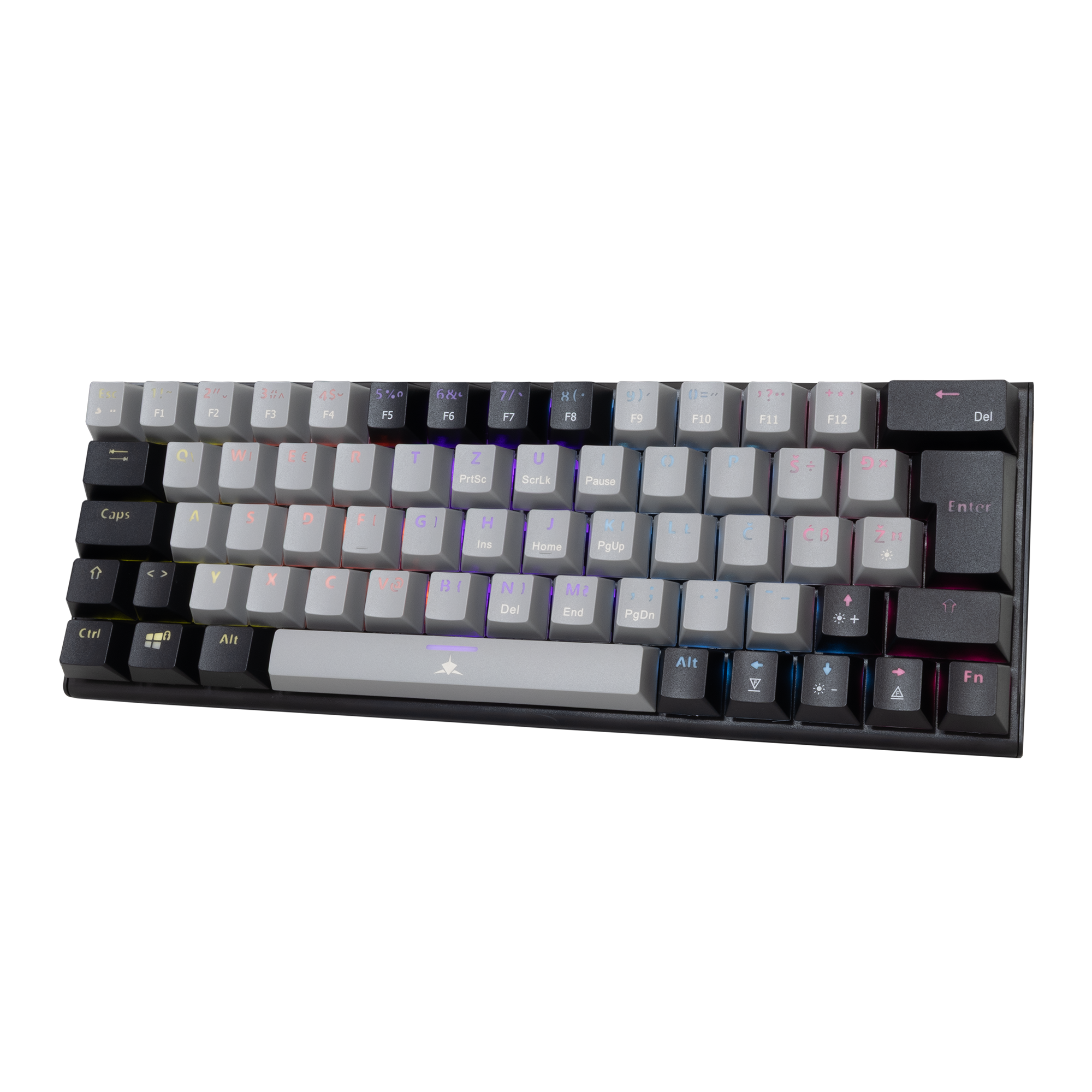 White Shark KEYBOARD GK-002712V2 WAKIZASHI-2 / Gray-Black HR-RED.SW-3