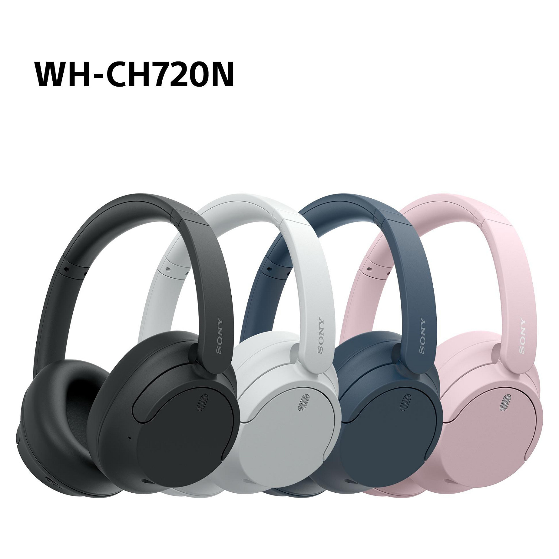 Slušalice SONY WH-CH720N, bežične, over-ear, ANC, roze-3