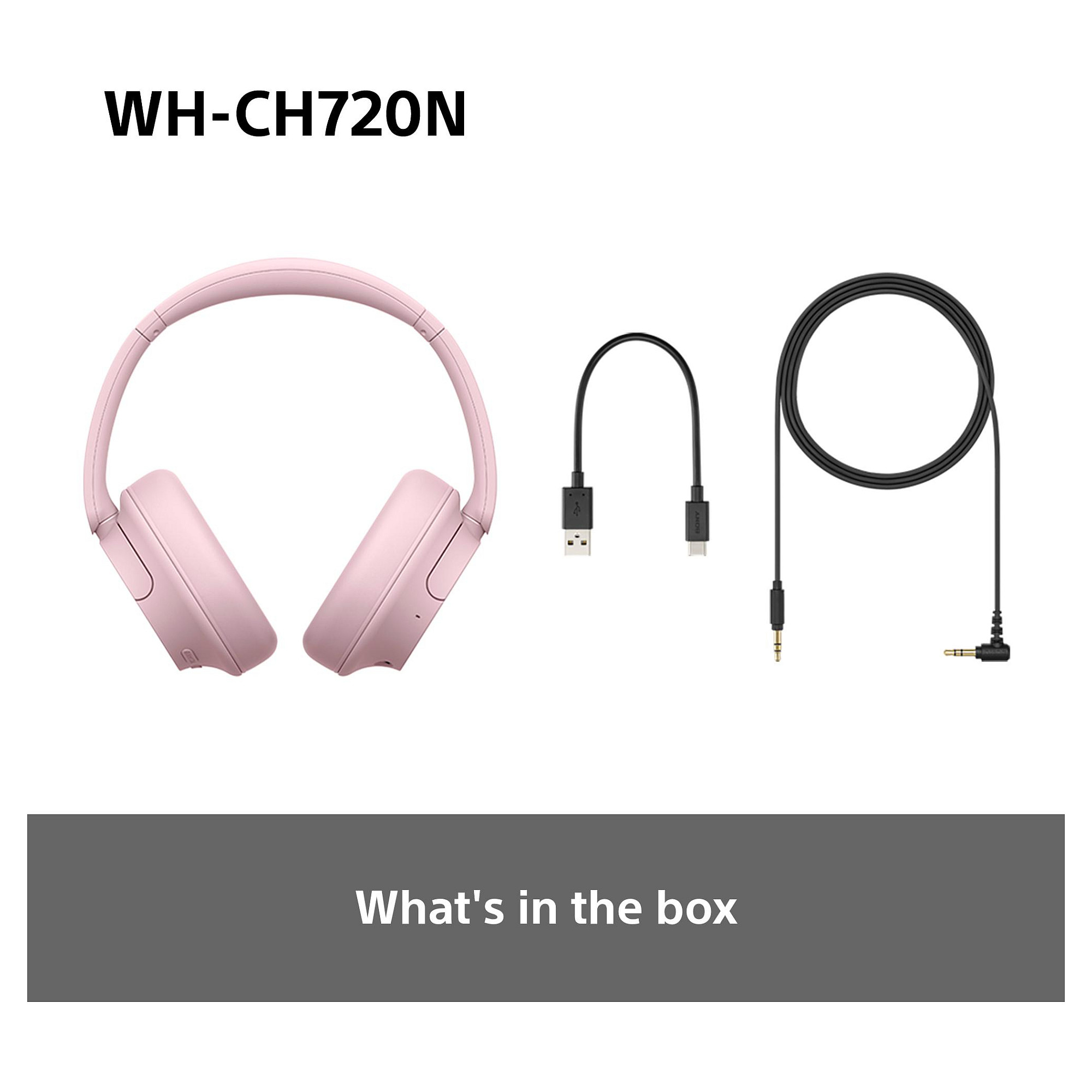 Slušalice SONY WH-CH720N, bežične, over-ear, ANC, roze-16