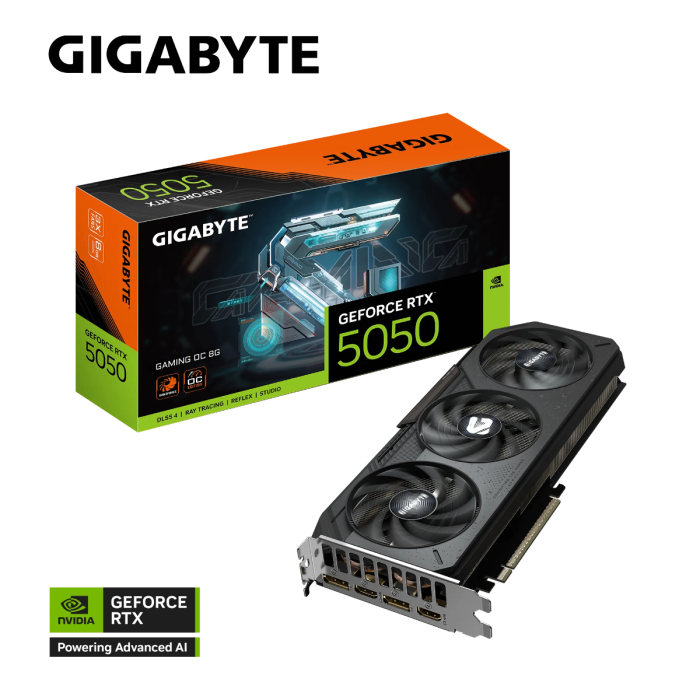 Grafička kartica GIGABYTE GeForce RTX 5050 GAMING OC 8G (8GB GDDR6, 128bit, PCI-E 5.0, 2632MHz, 2 x DP, 2 x HDMI)-0