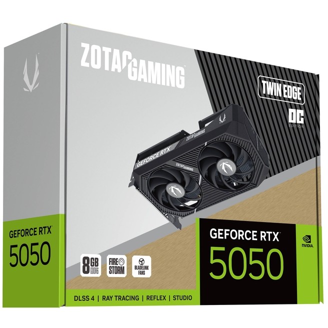 Grafička kartica ZOTAC GAMING GeForce RTX 5050 Twin Edge OC NVIDIA 8 GB GDDR6-5