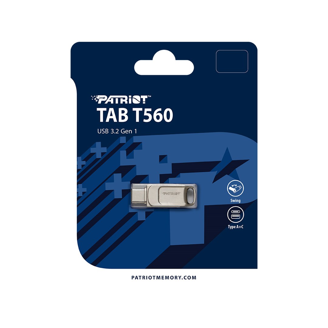 Flash drive PATRIOT Tab T560 256GB Dual USB 120MBs-3